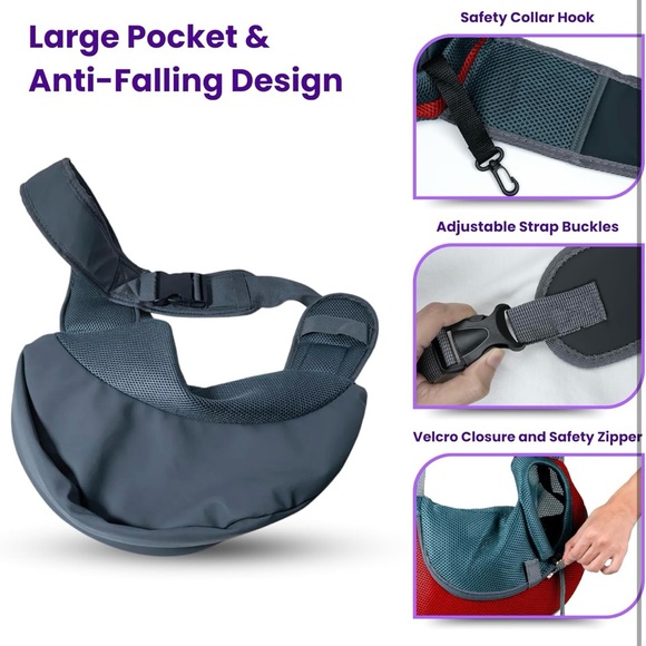Pet carrier sling size Large - Picture 5 of 8